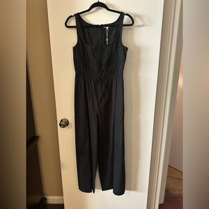 Rebecca Taylor Black Sleeveless Jumpsuit